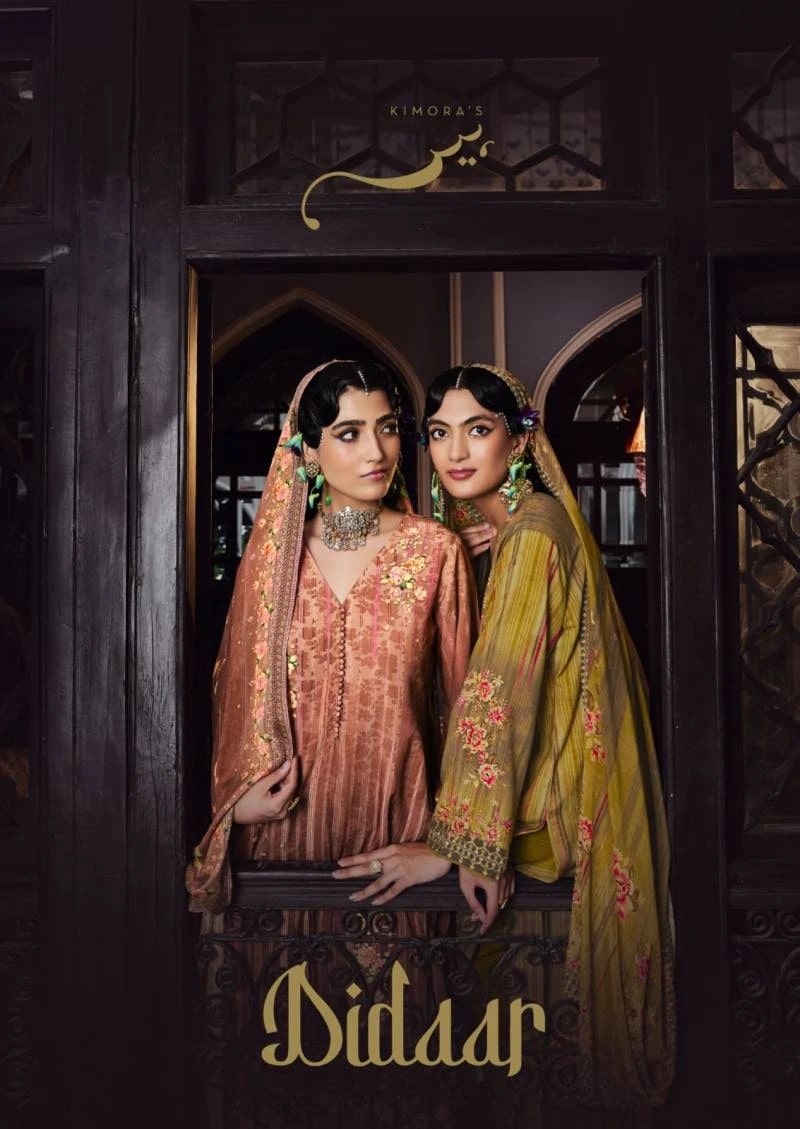 Kimora Heer Didaar Designer Pashmina Dress Material Wholesaler