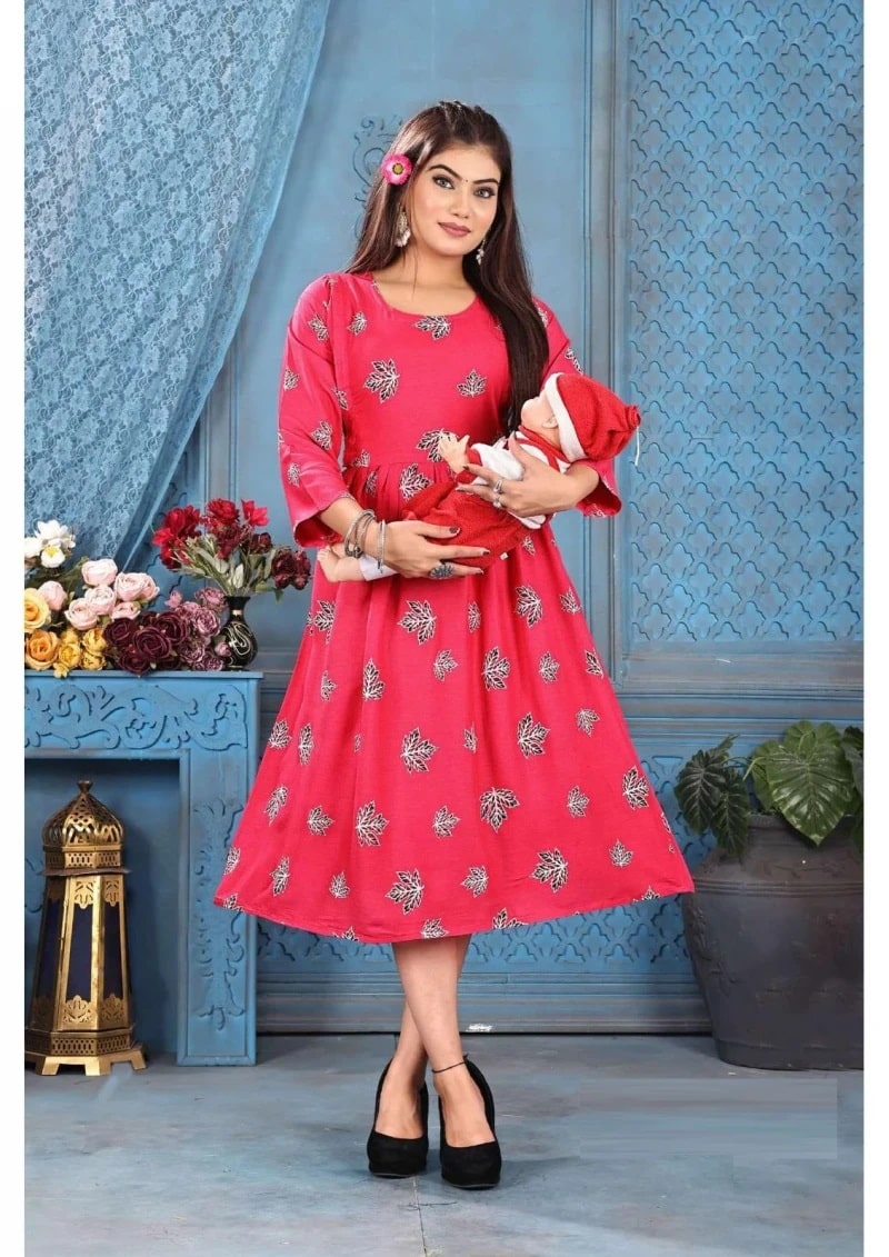 Trendy Niti 17 Latest Printed Feeding Kurti Wholesaler