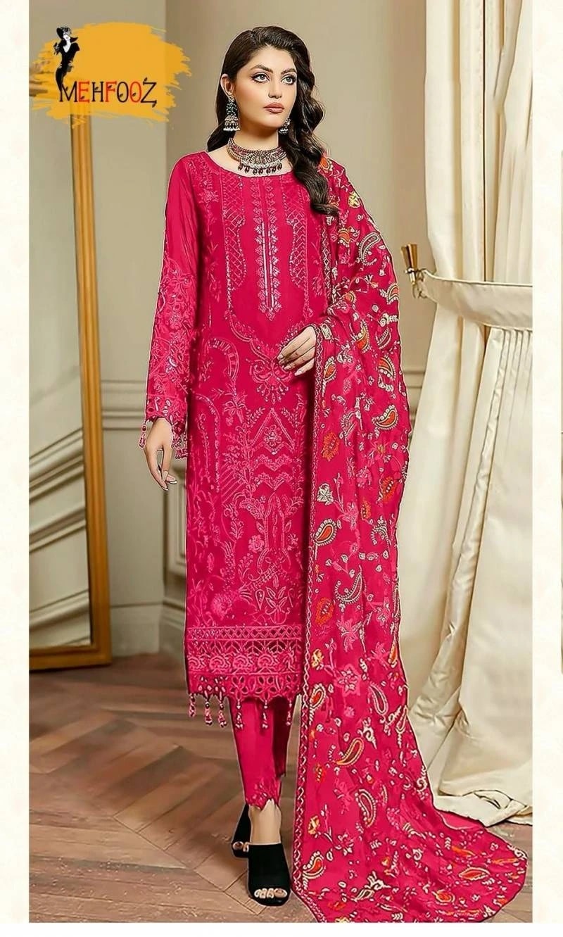 Mehfooz Aa 1014 Designer Pakistani Salwar Kameez Collection