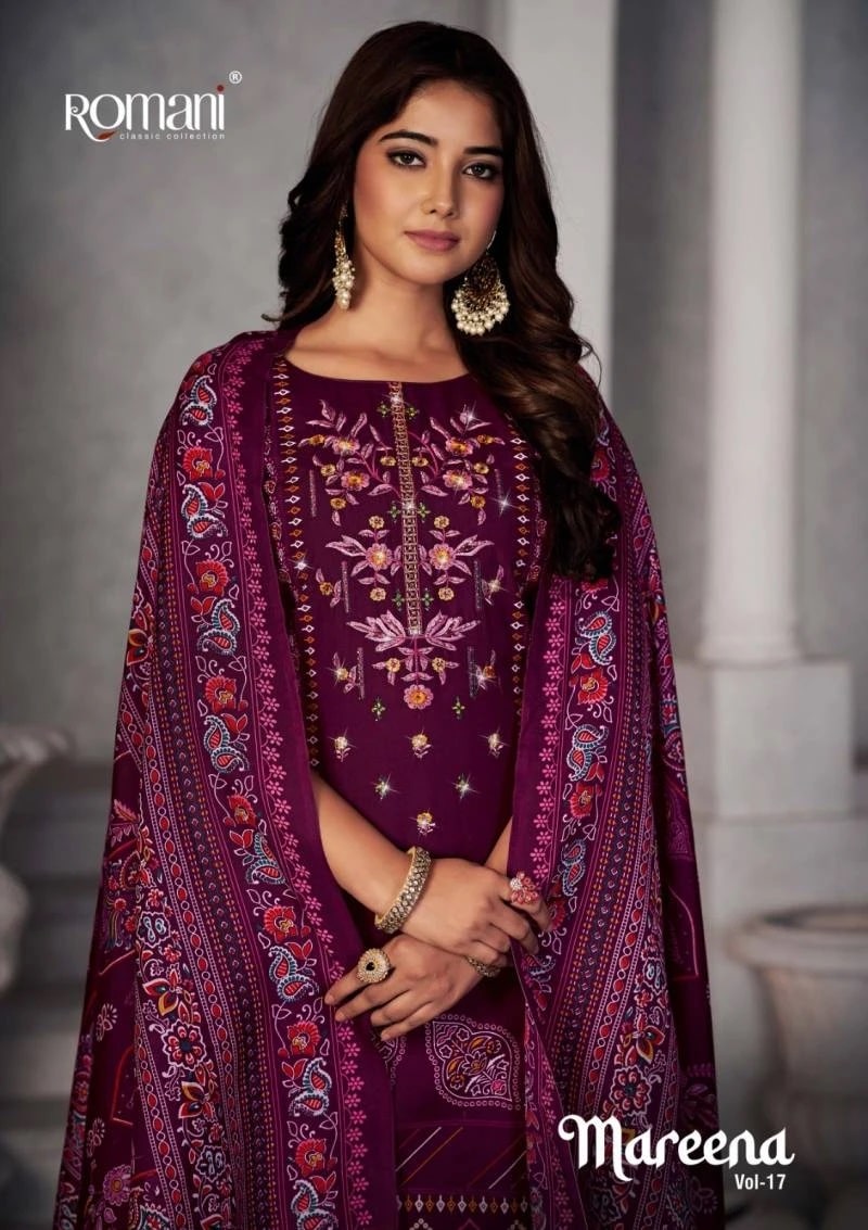 Romani Mareena Vol 17 Exclusive Soft Cotton Dress Material Collection