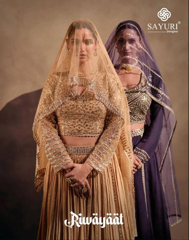 Sayuri Riwayaat Real Chinno Silk Latest Designer Lehenga Choli