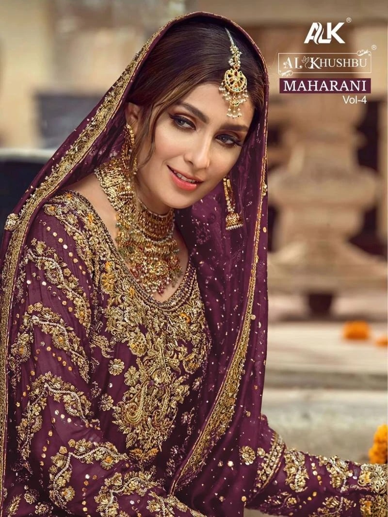 Al Khushbu Maharani Vol 4 Designer Pakistani Suit Collection