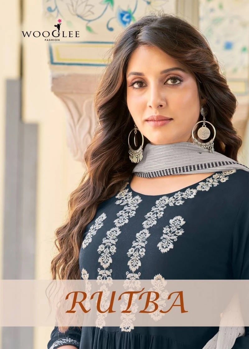 Wooglee Rutba 1008-1011 Naira Cut Kurti Bottom With Dupatta Collection