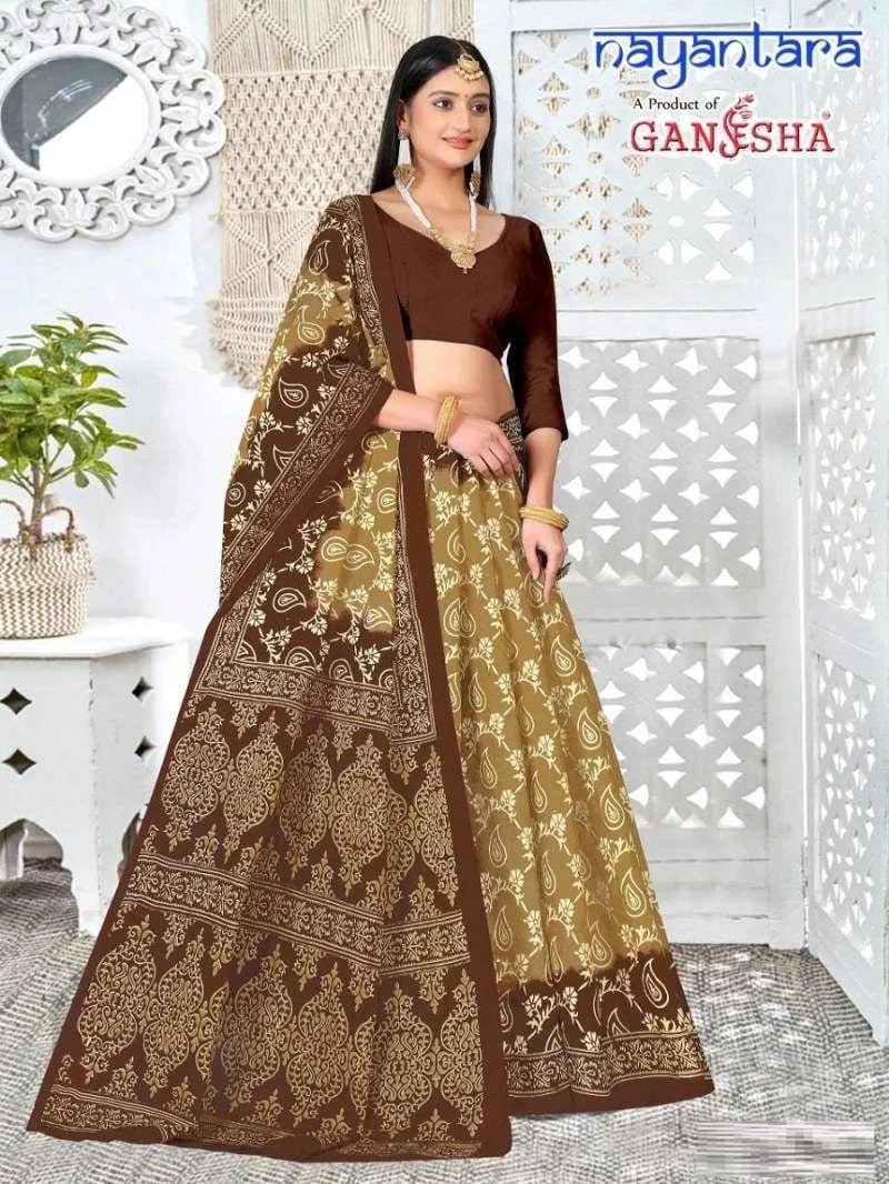 Ganesha Nayantara Vol 1 Pure Cotton Printed Sarees Collection