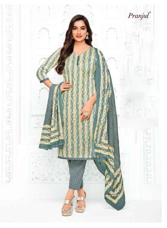 Pranjul Priyanka 20 Nx Casual Wear Cotton Dress Material Collection