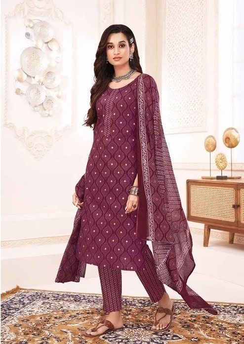Suryajyoti Poshak Vol 2 Pure Cotton Regular Wear Dress Material