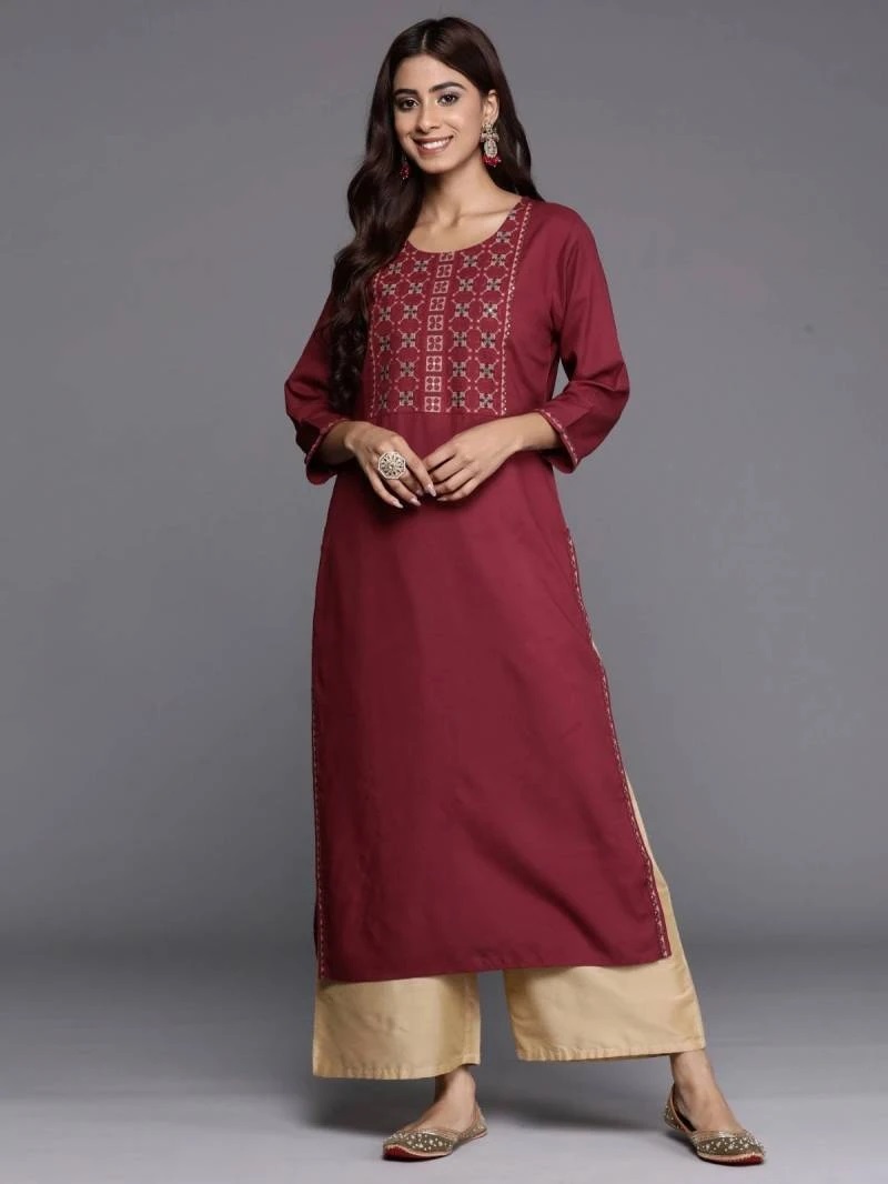 Indo Era 2387 Women Heavy Embroidered Kurtis Wholesaler