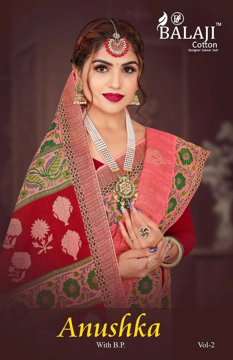 Balaji Anushka Vol 2 Daily Wear Cotton Sarees Shop Online