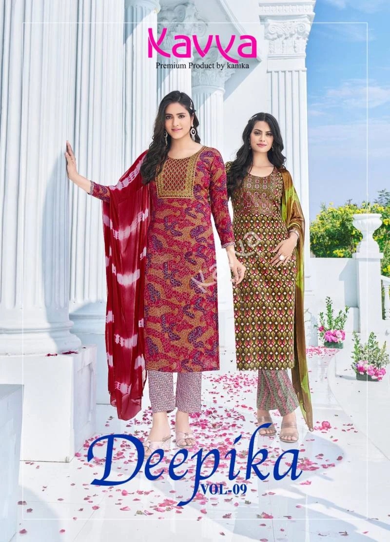 Kavya Deepika Vol 9 Casual Wear Printed Readymade Dress Collection