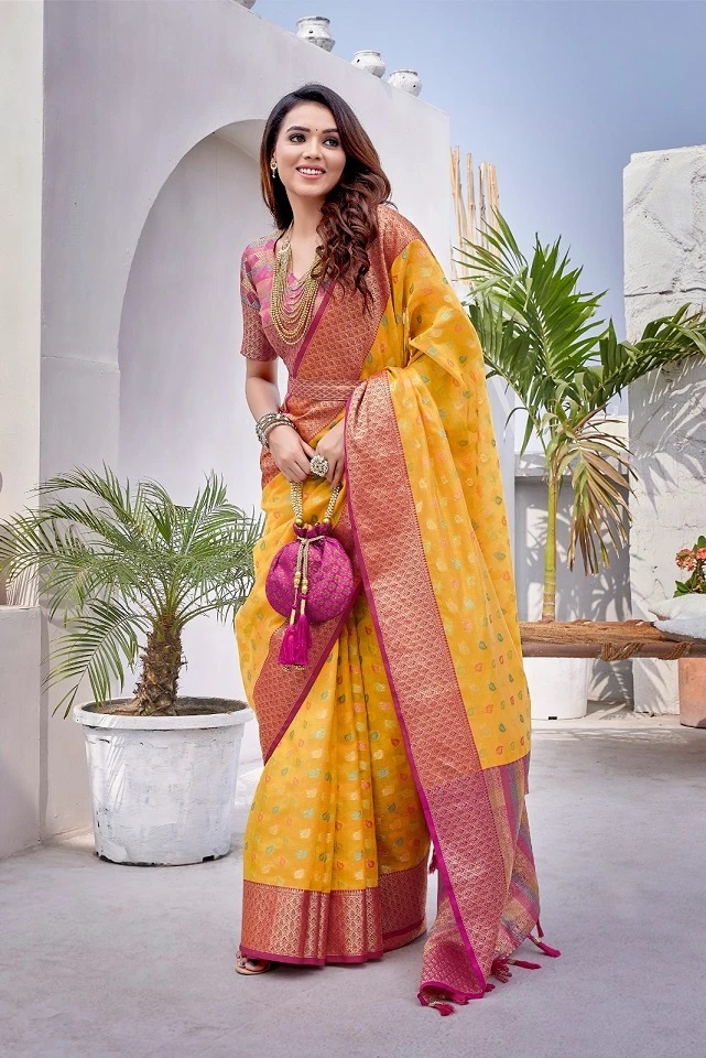 Meera 195 Wedding Banarasi Silk Saree Wholesale