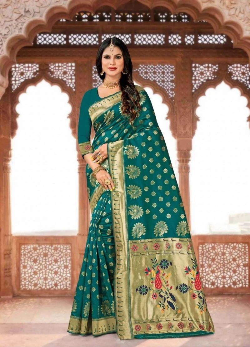 Ronisha Kiara Latest Banarasi Silk Saree Online In India