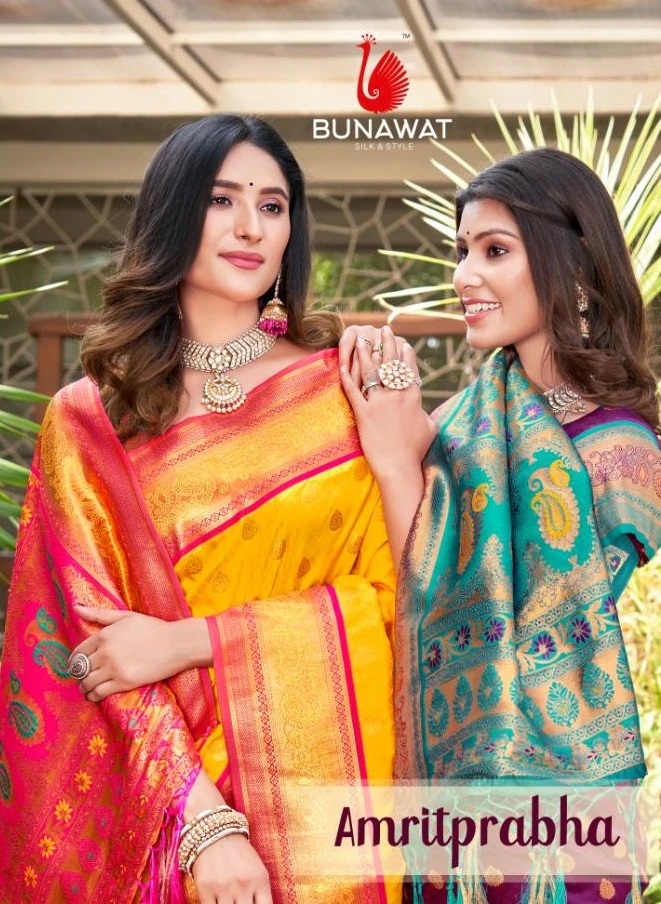 Bunawat Amritprabha Traditional Banarasi Silk Saree Collection