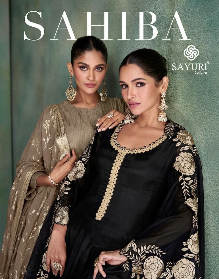 Sayuri Sahiba Embroidery Designer Gown With Dupatta Collection