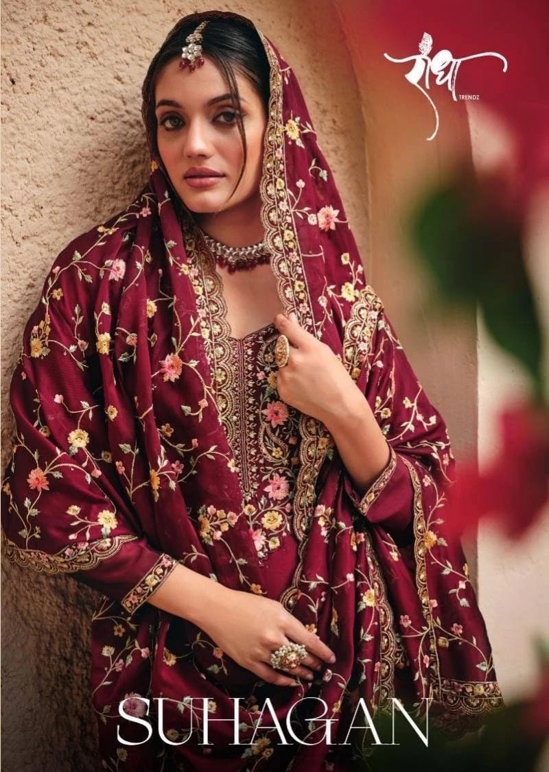 Radha Suhagan Georgette Designer Salwar Suit Collection