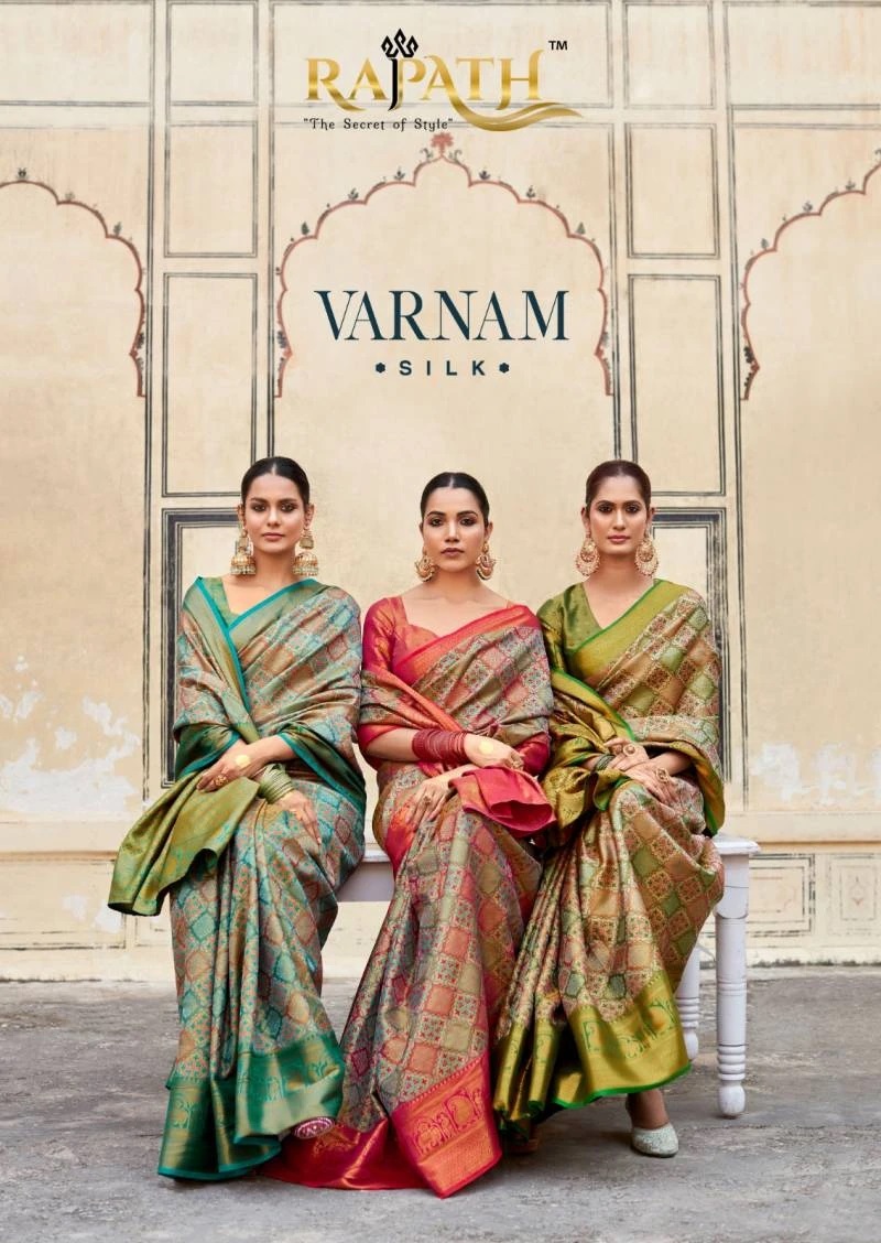 Rajpath Varnam Pure Silk Weaving Saree Collection