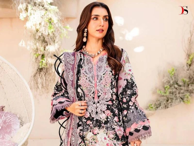 Deepsy Niddle Wonder Premium Nx Pakistani Suits Chiffon Dupatta