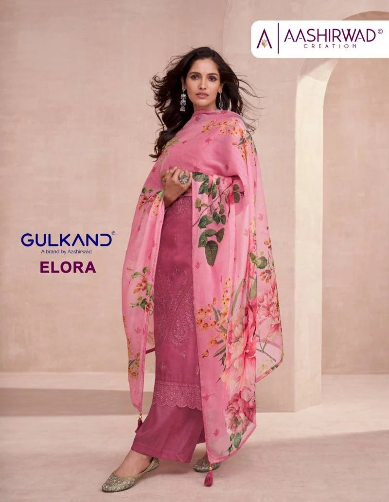 Aashirwad Gulkand Elora Premium Designer Salwar Suits Collection
