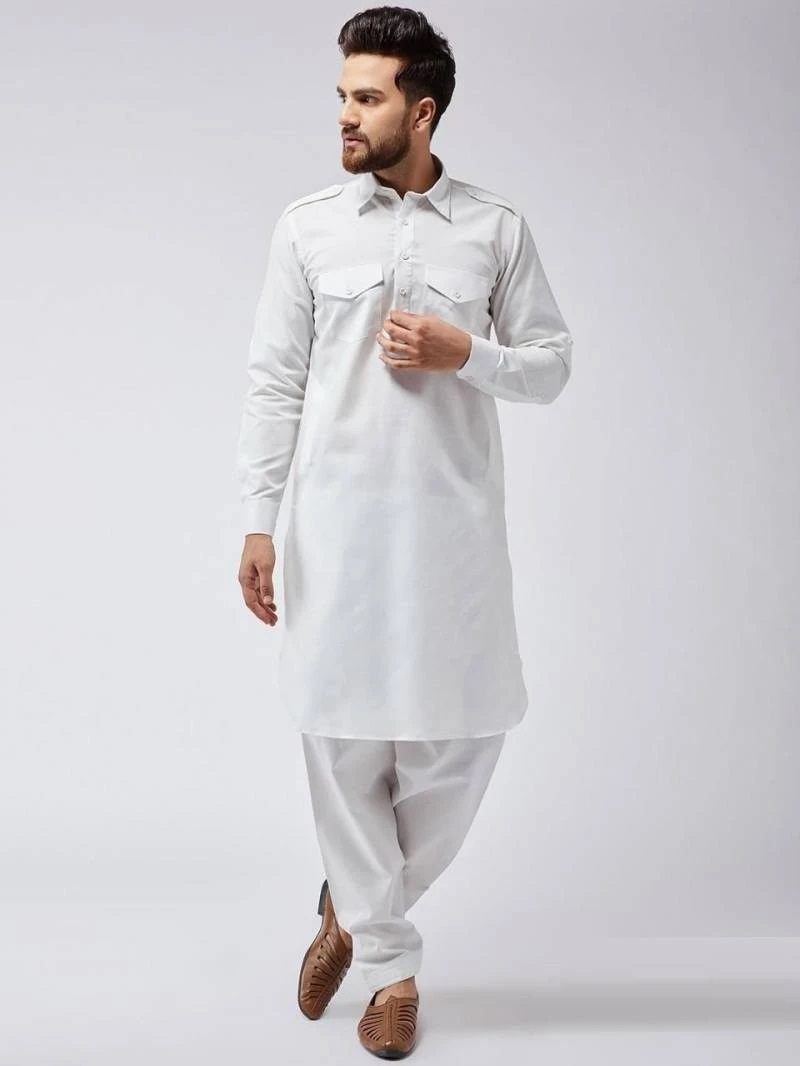 Pathani Vol 1 Heavy Cotton Kurta With Pajama Mens Wear Collection
