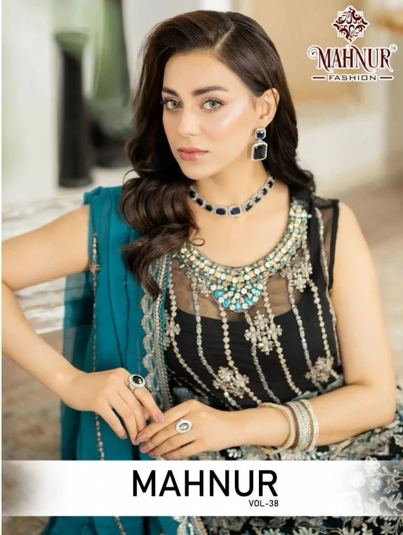 Mahnur Vol 38 Designer Pakistani Salwar Kameez Collection