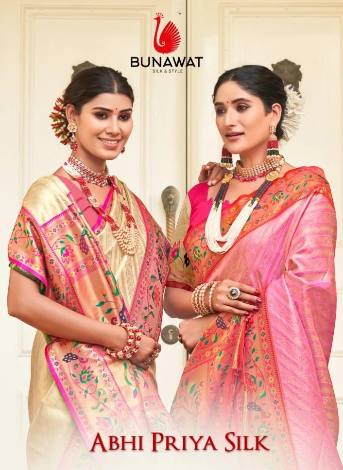 Bunawat Abhi Priya Traditional Paithani Silk Saree Collection