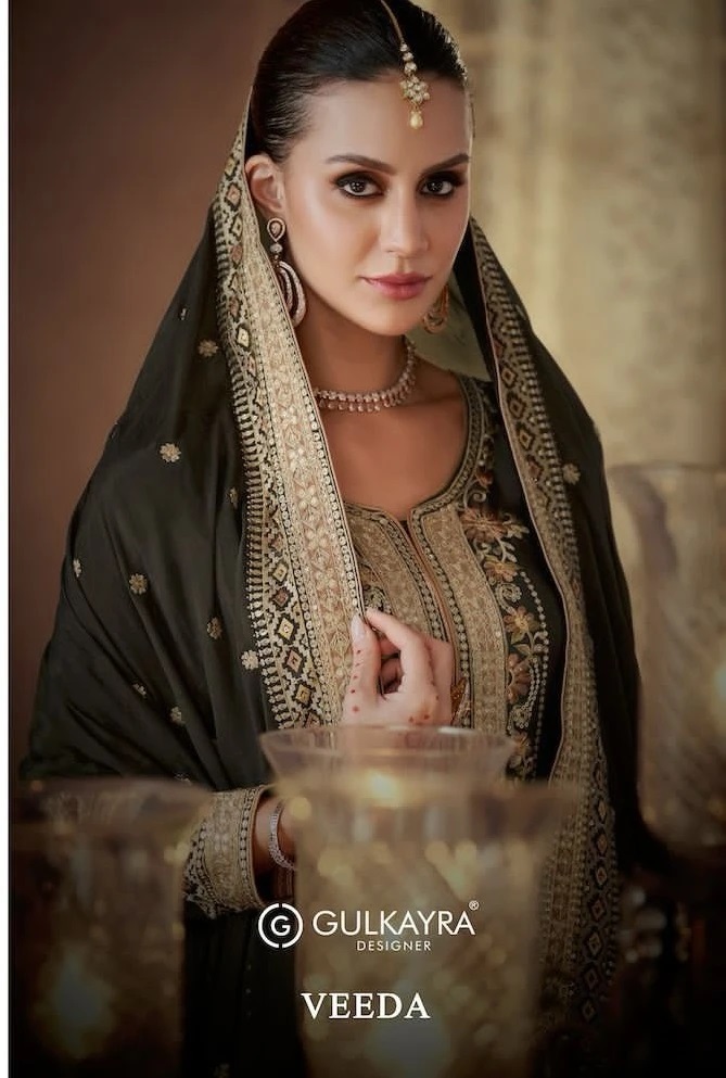 Gulkayra Veeda Chinon Latest Designer Salwar Suits With Dupatta