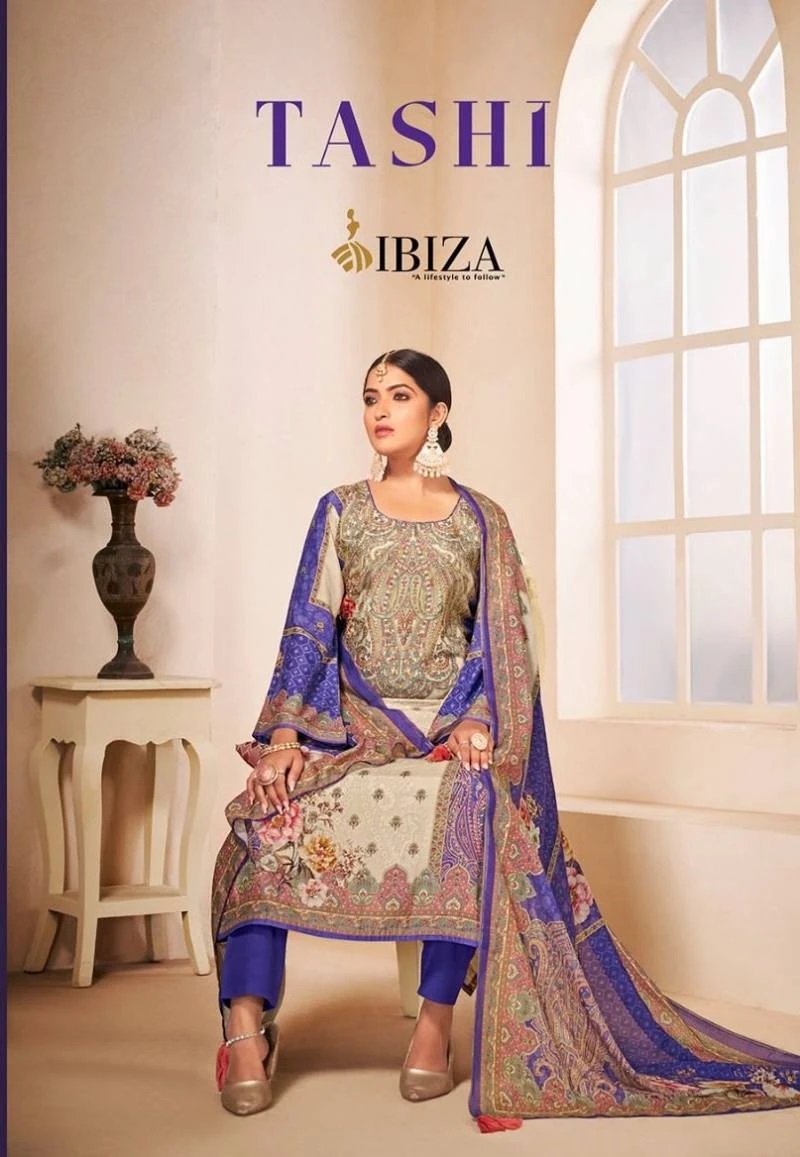Ibiza Tashi Muslin Designer Salwar Suit Online