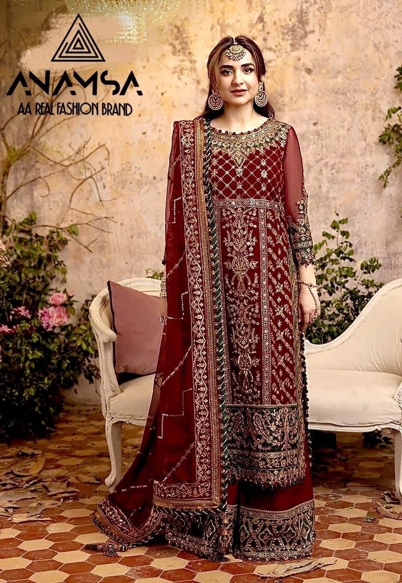Anamsa 288 Designer Pakistani Salwar Kameez Collection