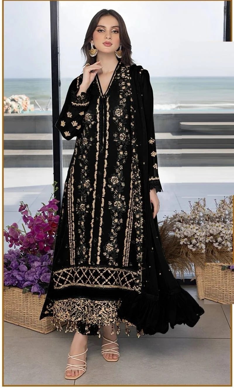 Bilqis B 03 E And F Designer Embroidered Pakistani Suits Wholesaler