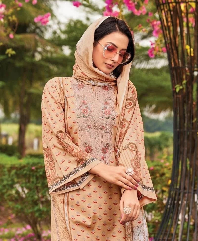 Pakiza Haniya Hiba 27 Lawn Cotton Pakistani Dress Material Wholesale