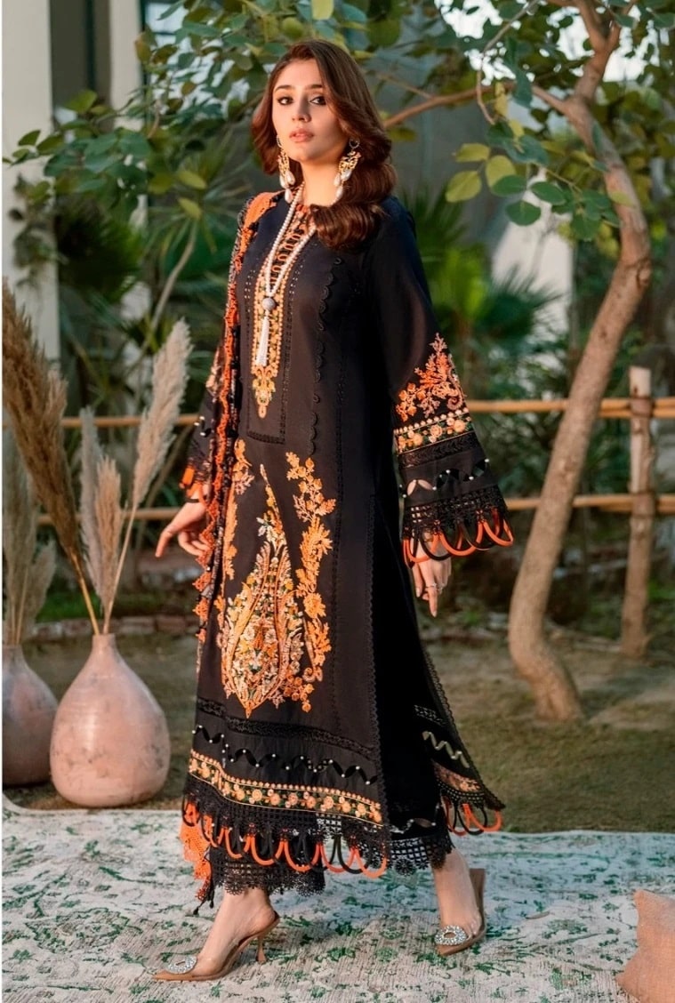 Taj 470 And 471 Pakistani Salwar Suits Cotton Dupatta Collection