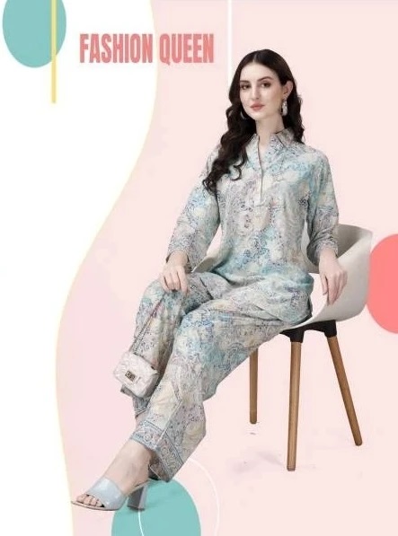 Jisha Kaftan Rayon Co Ord Vol 3 Fancy Stylish Co Ord Set Collection
