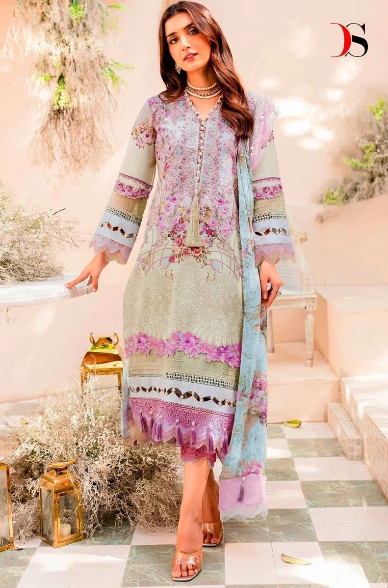 Deepsy Niddle Wonder 2 Chiffon Dupatta Pakistani Salwar Suits