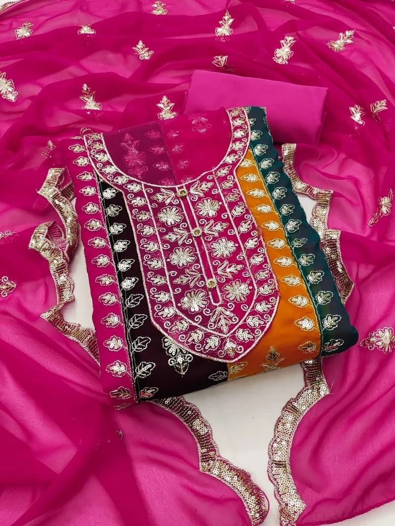 Anarkali 01 Exclusive Embroidery Dress Material Wholesaler
