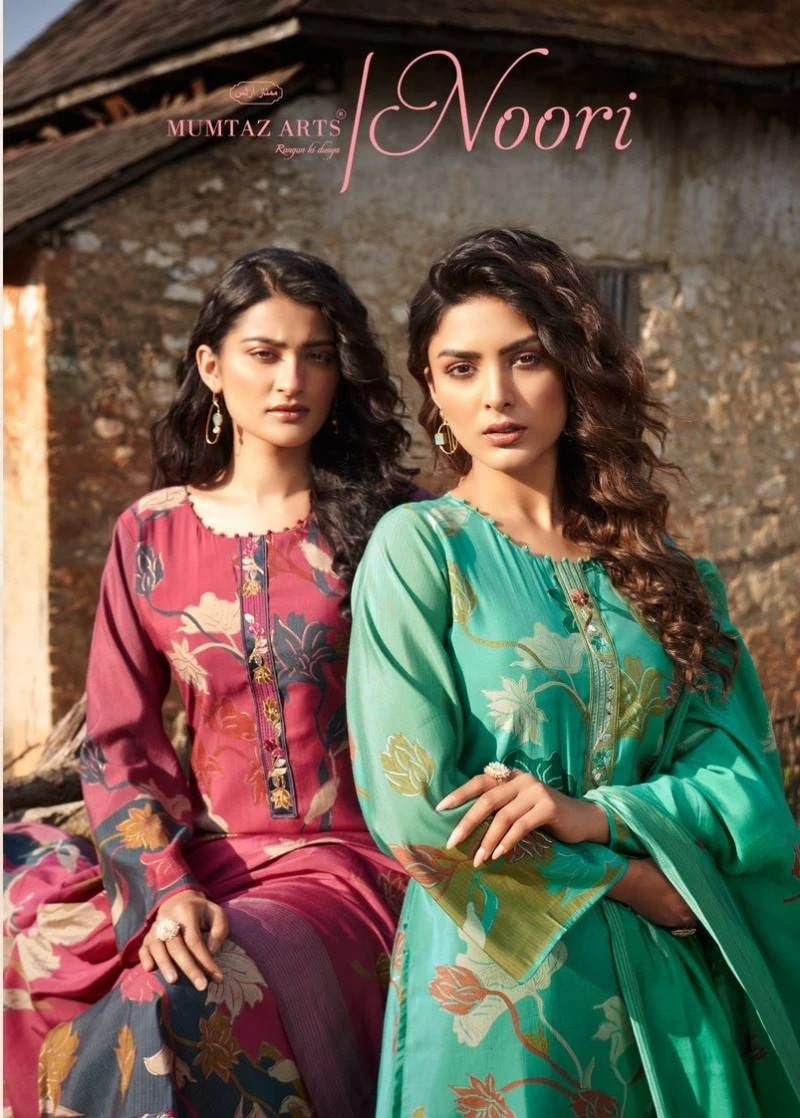 Mumtaz Noori Viscose Muslin Exclusive Dress Material Collection