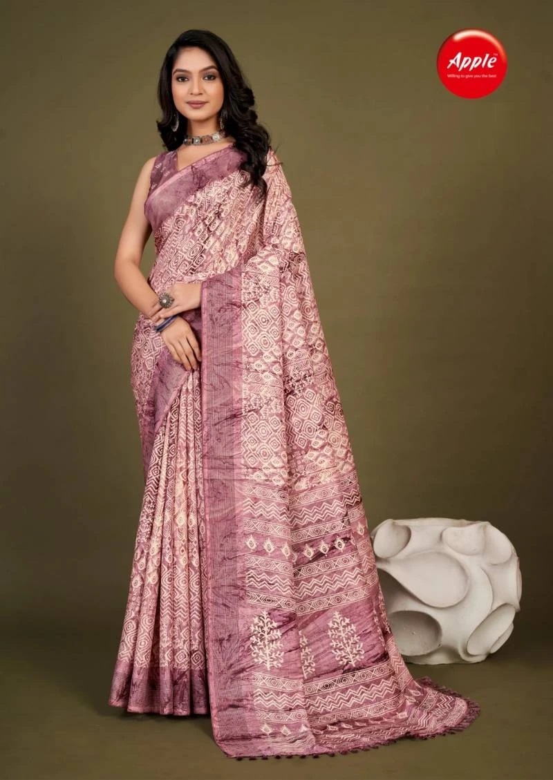 Apple Orbit 2 Silk Designer Printed Saree Collection