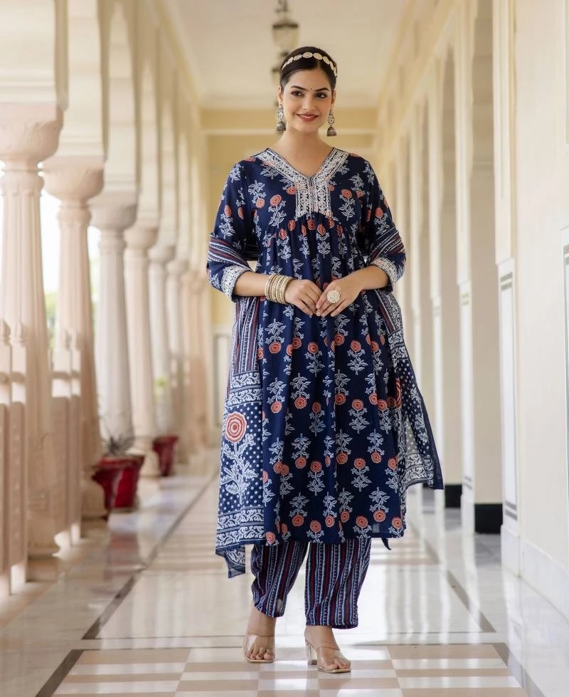 Dhruvi 105 Daily Wear Kurti Pant With Dupatta Collection