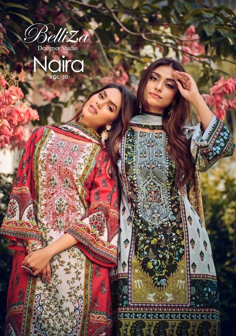 Belliza Naira Vol 30 designer dress material wholesaler