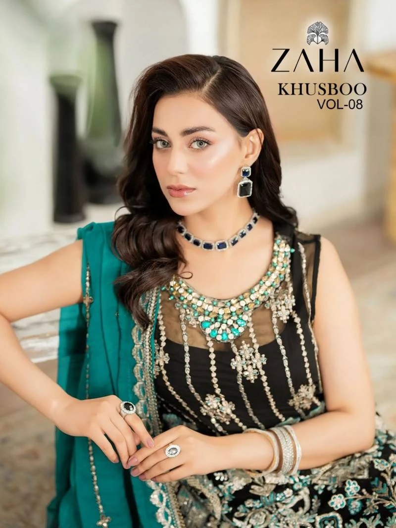 Zaha Khusboo Vol 8 Pakistani Salwar Kameez Collection
