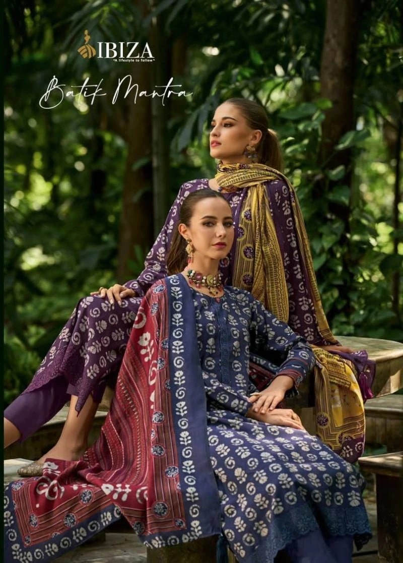 Ibiza Batik Mantra Viscose Designer Salwar Kameez Wholesaler