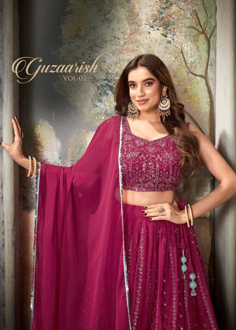 Guzaarish Vol 2 Embroidery Designer Lehenga Choli Collection