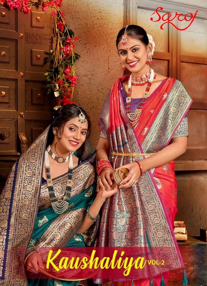 Saroj Kaushaliya Vol 2 Rich Pallu Soft Silk Saree Wholesale