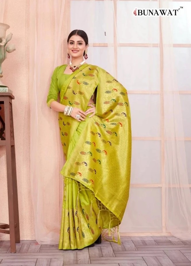 Bunawat Kashvika Wedding Paithani Silk Saree Collection