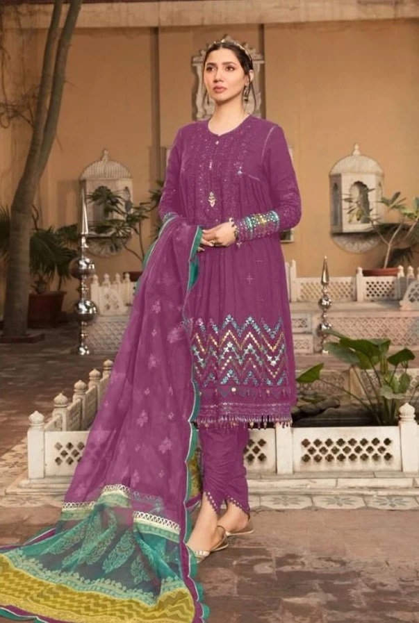 Hazzel M Print 068 Ab Cotton Pakistani Suits Wholesale