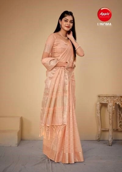 Apple Linoma 02 Casual Wear Cotton Silk Saree Wholesale