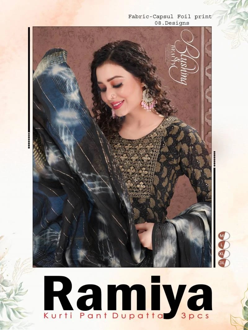 Golden Ramiya Vol 1 Regular Wear Readymade Dress Collection