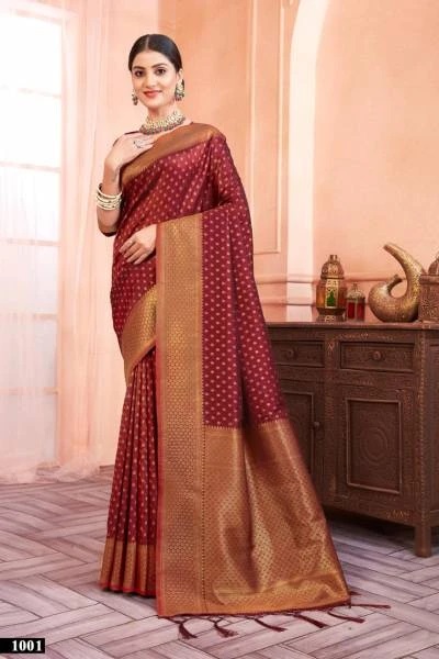 Bunawat Supreme Wedding Silk Saree Wholesale