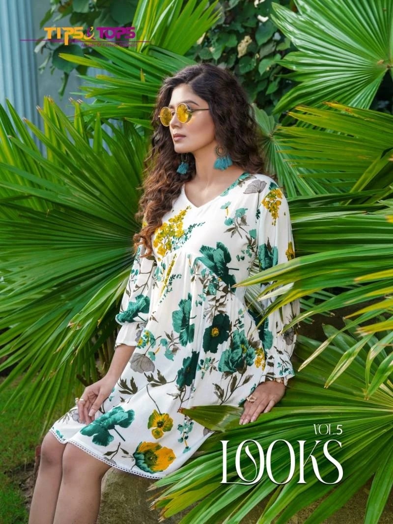 Tips And Tops Looks Vol 5 Printed Western Short Tunic Collection