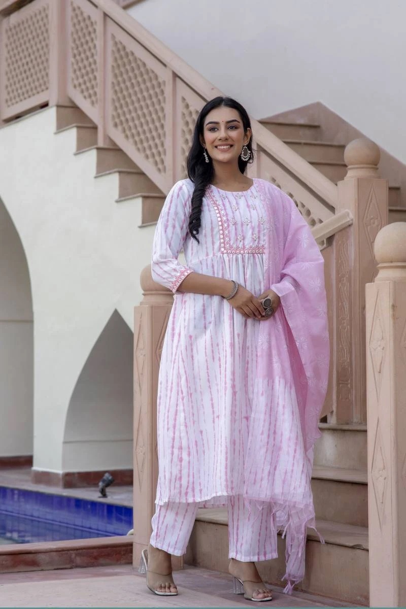 Dhruvi 112 Daily Wear Kurti Pant With Dupatta Collection