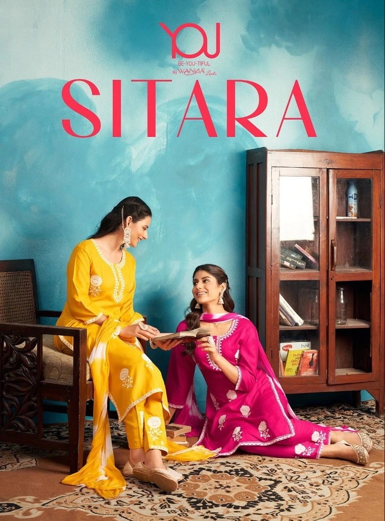Wanna Sitara Rayon Designer Kurti Pant With Dupatta Collection