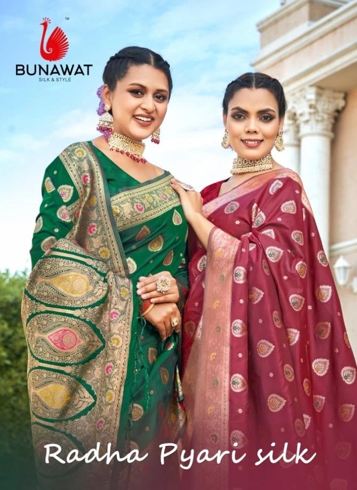 Bunawat Radha Pyari Banarasi Silk Saree Wholesale